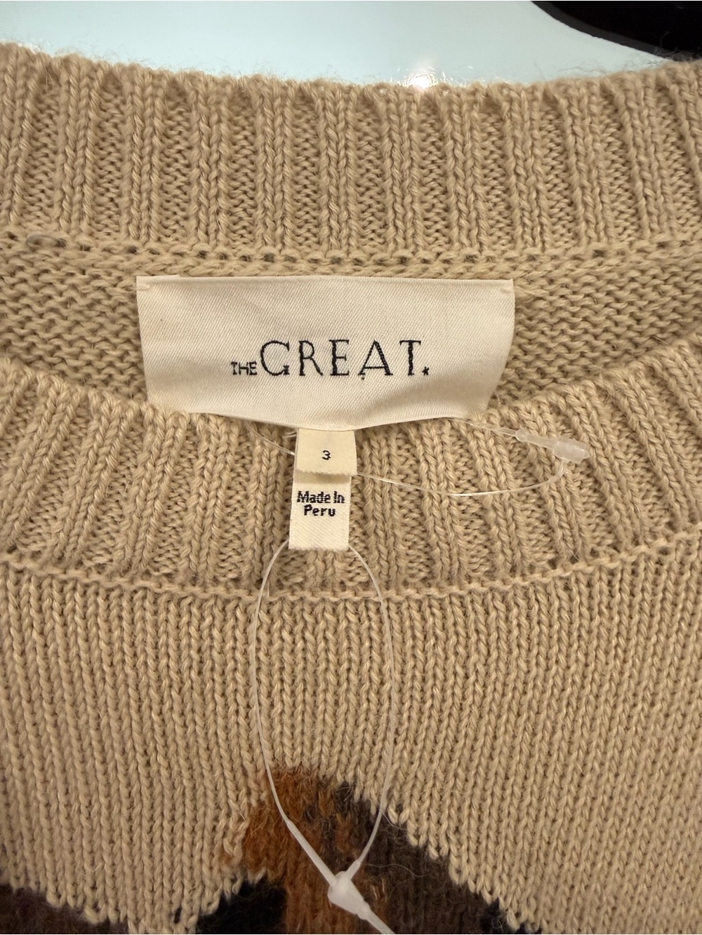 The GREAT. The Stable Pullover Horse Size 3 Large NWOT - Picture 3 of 6